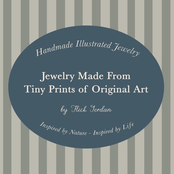 Country Life Barn Landscape Necklace / Handmade Wearable Art Pendant - Picture 3 of 11